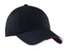 Port Authority ®  Sandwich Bill Cap with Striped Closure.  C830 - Port Authority C830