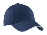 Port Authority ®  Sandwich Bill Cap with Striped Closure.  C830 - Port Authority C830