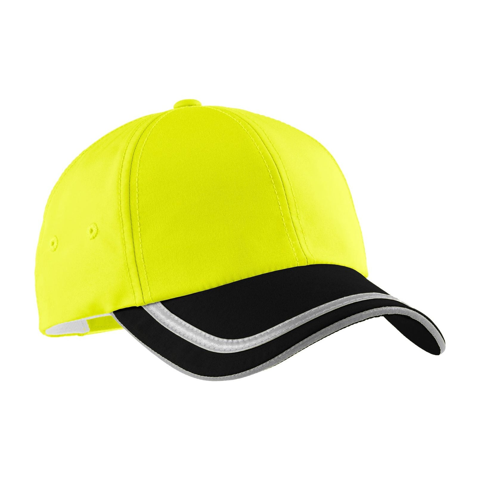 Port Authority ® Enhanced Visibility Cap. C836 - Port Authority C836 Caps Port Authority Safety Yellow/ Black OSFA