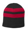 Port Authority ®  Fleece-Lined Striped Beanie Cap. C922 - Port & Company C922