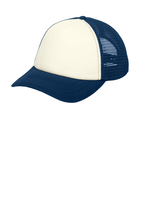 Port Authority C936 5-Panel Twill Foam Trucker Cap Wholesale Blank