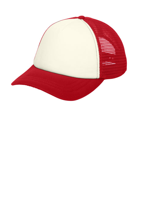 Port Authority C936 5-Panel Twill Foam Trucker Cap Wholesale Blank