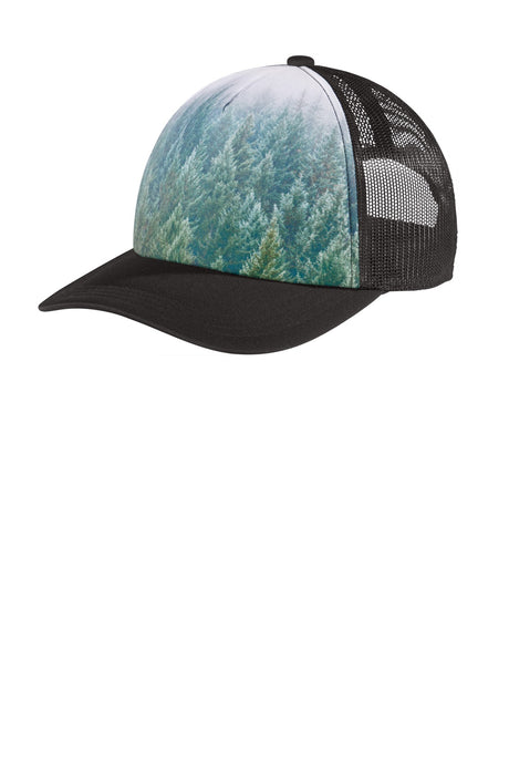 Port Authority C950 Photo Real Snapback Trucker Cap Wholesale Blank