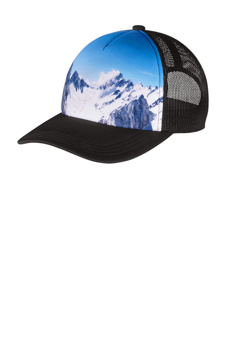 Port Authority C950 Photo Real Snapback Trucker Cap Wholesale Blank