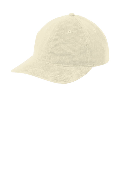 Port Authority C973 Light Corduroy Dad Cap Wholesale Blank