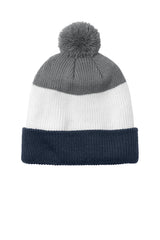 Port Authority ®  Cozy Striped Pom Beanie C979 - Port Authority C979