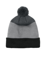 Port Authority ®  Cozy Striped Pom Beanie C979 - Port Authority C979
