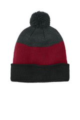 Port Authority ®  Cozy Striped Pom Beanie C979 - Port Authority C979