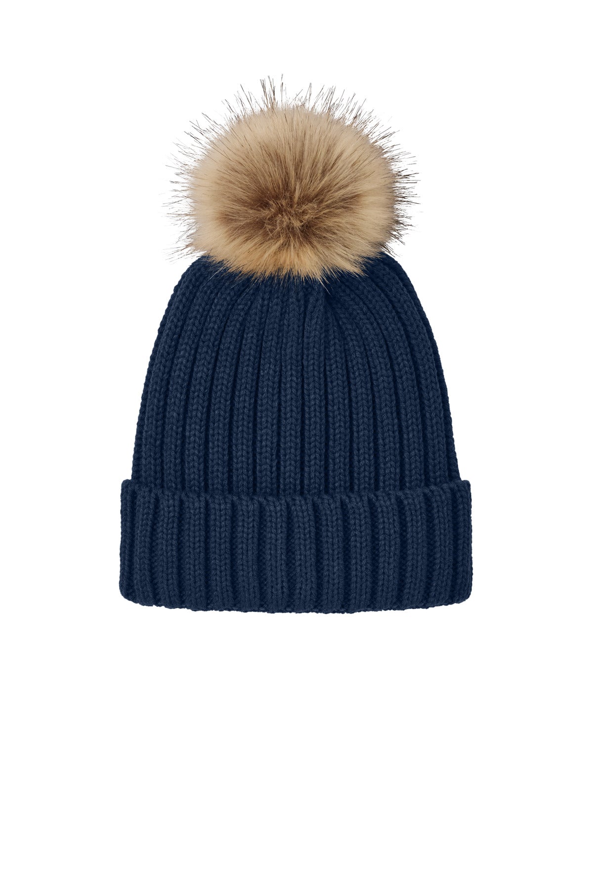 Port Authority ®  Faux Fur Pom Beanie C990 - Port Authority C990