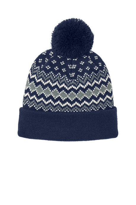 Port Authority C991 Alpine Pom Beanie