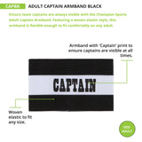 CAPTAIN ARM BAND, ADULT RED