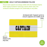 CAPTAIN ARM BAND, ADULT RED