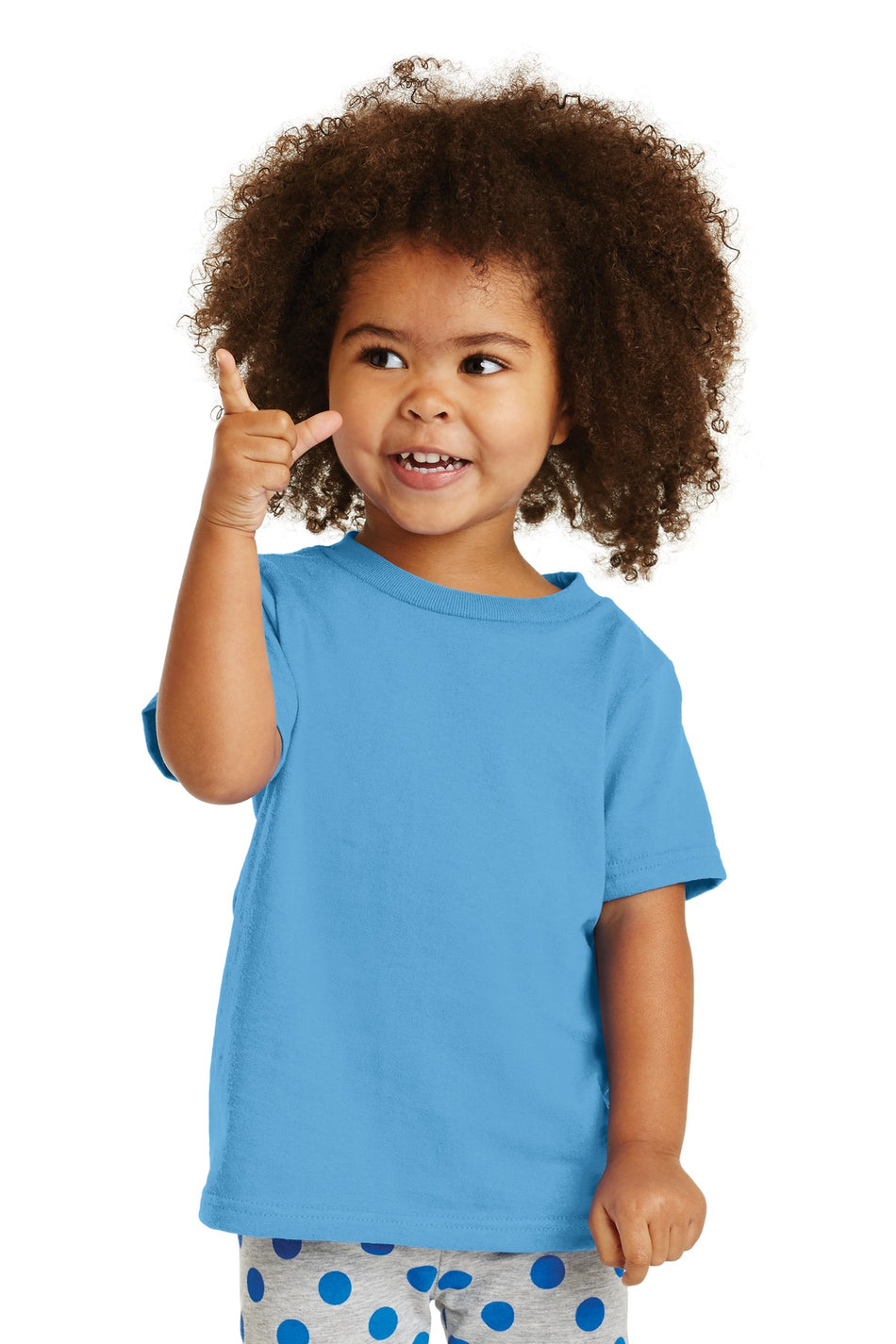 Port & Company ® Toddler Core Cotton Tee. CAR54T - Port & Company CAR54T Infant & Toddler Port & Company Aquatic Blue 2T