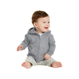 Joe's USA Infant Core Fleece Full-Zip Hooded Sweatshirt Infant & Toddler Port & Company Athletic Heather 06M