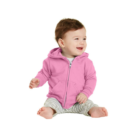Joe's USA Infant Core Fleece Full-Zip Hooded Sweatshirt Infant & Toddler Port & Company