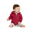 Joe's USA Infant Core Fleece Full-Zip Hooded Sweatshirt Infant & Toddler Port & Company Red 06M