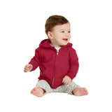 Joe's USA Infant Core Fleece Full-Zip Hooded Sweatshirt Infant & Toddler Port & Company Red 06M