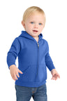 Port & Company CAR78IZH Infant Core Fleece Full-Zip Hooded Sweatshirt | Port & Co CAR78IZH