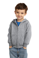 Port & Co ™  Toddler Core Fleece Full-Zip Hooded Sweatshirt. CAR78TZH - Port & Company CAR78TZH