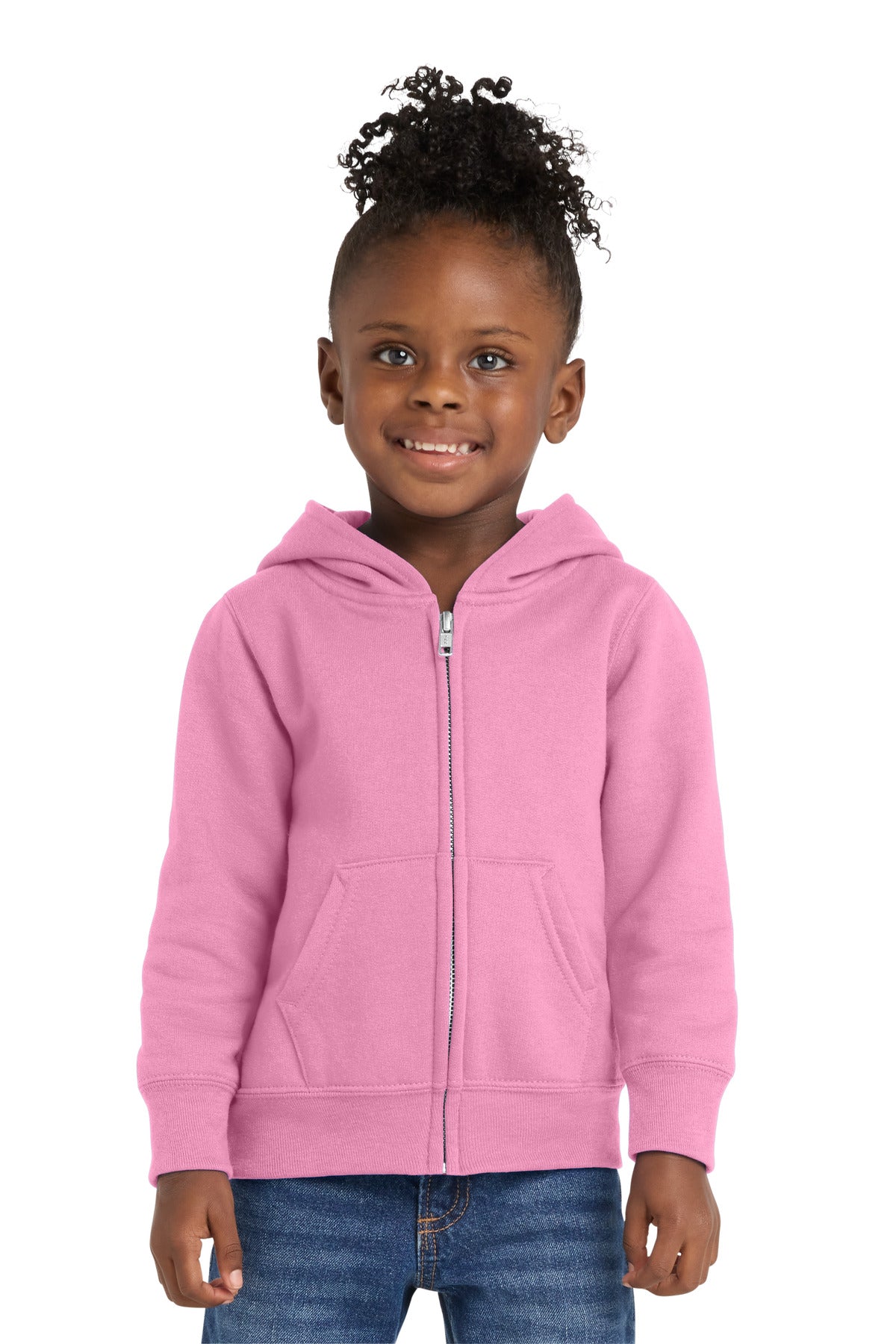Port & Company CAR78TZH Toddler Core Fleece Full-Zip Hooded Sweatshirt | Port & Co CAR78TZH