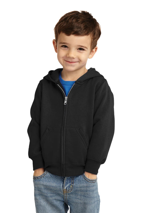 Port & Co ™  Toddler Core Fleece Full-Zip Hooded Sweatshirt. CAR78TZH - Port & Company CAR78TZH