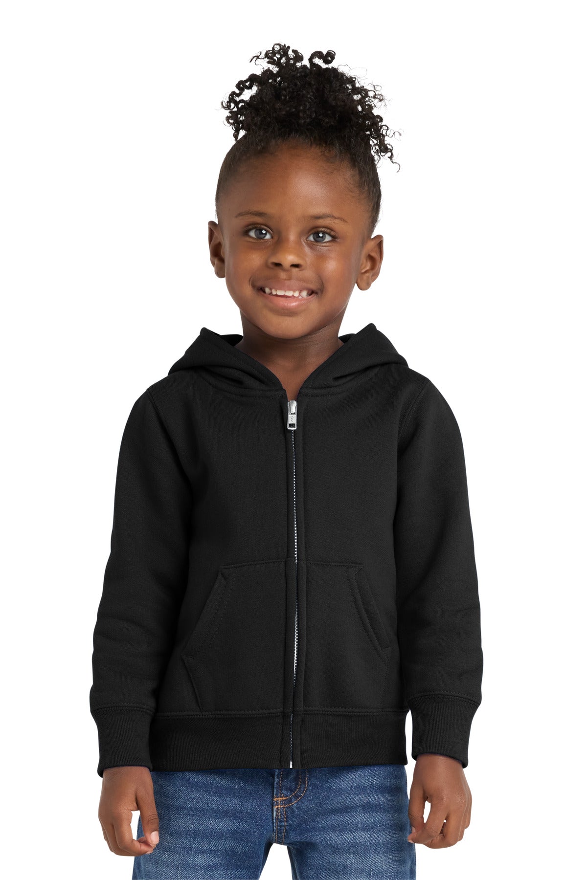 Port & Company CAR78TZH Toddler Core Fleece Full-Zip Hooded Sweatshirt | Port & Co CAR78TZH
