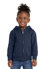 Port & Company CAR78TZH Toddler Core Fleece Full-Zip Hooded Sweatshirt | Port & Co CAR78TZH