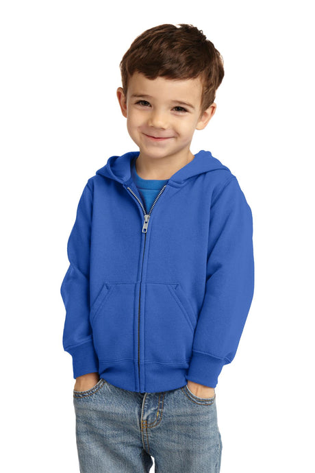 Port & Co ™  Toddler Core Fleece Full-Zip Hooded Sweatshirt. CAR78TZH - Port & Company CAR78TZH