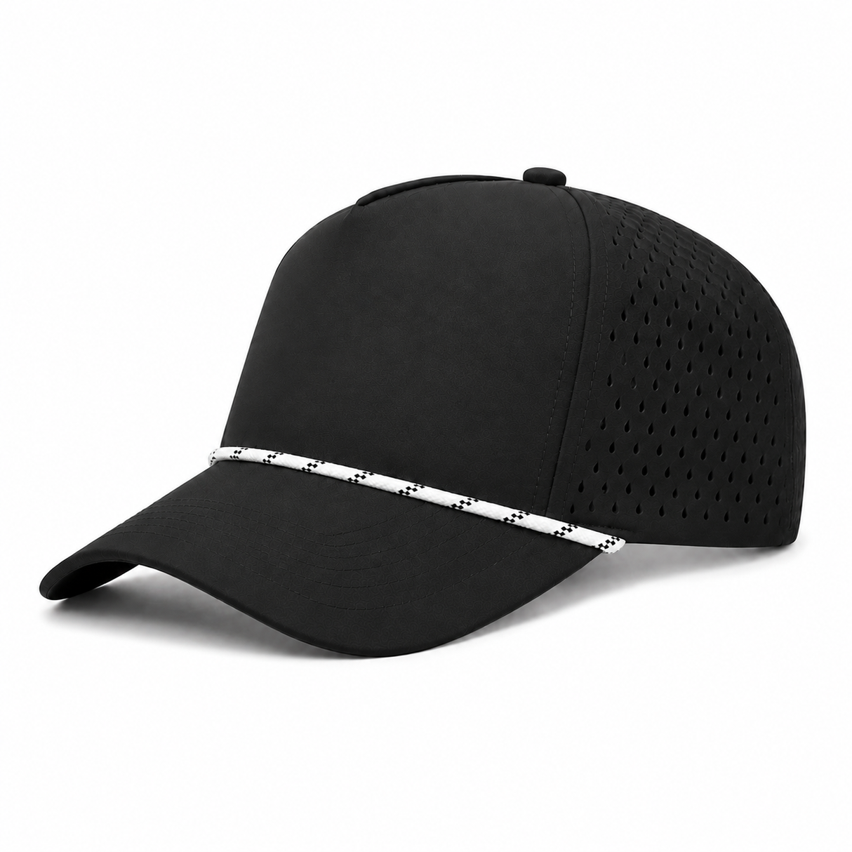 Joe's USA - CATCH FLOW - 5 Panel Perforated Rope Golf Hat