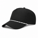 Joe's USA - CATCH FLOW - 5 Panel Perforated Rope Golf Hat