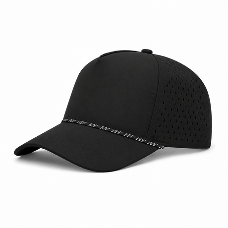 Joe's USA - CATCH FLOW - 5 Panel Perforated Rope Golf Hat