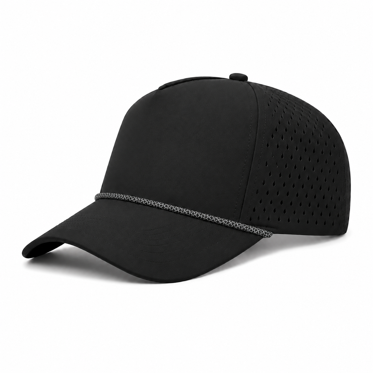 Joe's USA - CATCH FLOW - 5 Panel Perforated Rope Golf Hat