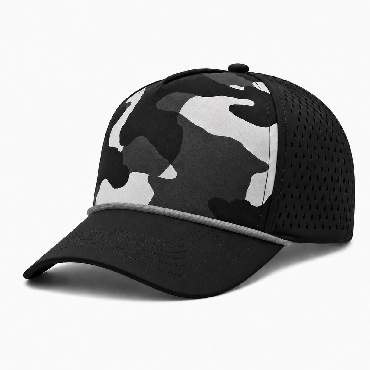 Joe's USA - CATCH FLOW - 5 Panel Perforated Rope Golf Hat