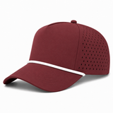 Joe's USA - CATCH FLOW - 5 Panel Perforated Rope Golf Hat