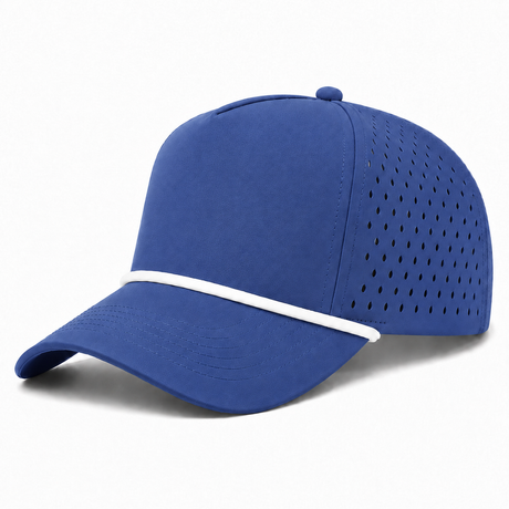 Joe's USA - CATCH FLOW - 5 Panel Perforated Rope Golf Hat