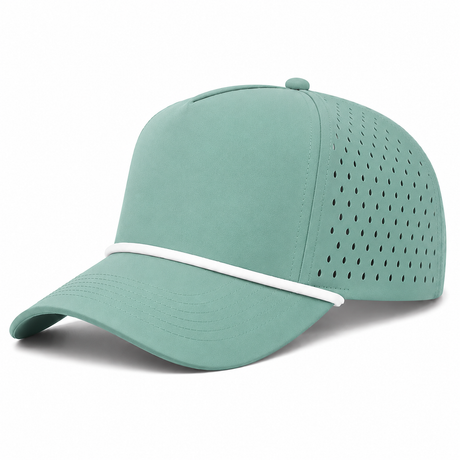 Joe's USA - CATCH FLOW - 5 Panel Perforated Rope Golf Hat