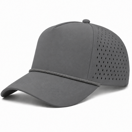 Joe's USA - CATCH FLOW - 5 Panel Perforated Rope Golf Hat