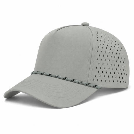 Joe's USA - CATCH FLOW - 5 Panel Perforated Rope Golf Hat