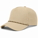 Joe's USA - CATCH FLOW - 5 Panel Perforated Rope Golf Hat