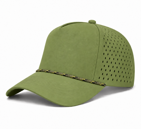 Joe's USA - CATCH FLOW - 5 Panel Perforated Rope Hat