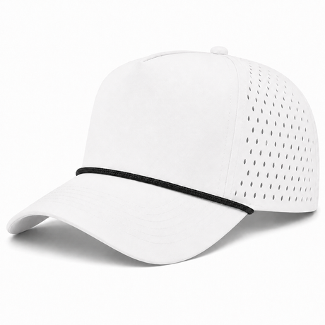 Joe's USA - CATCH FLOW - 5 Panel Perforated Rope Golf Hat