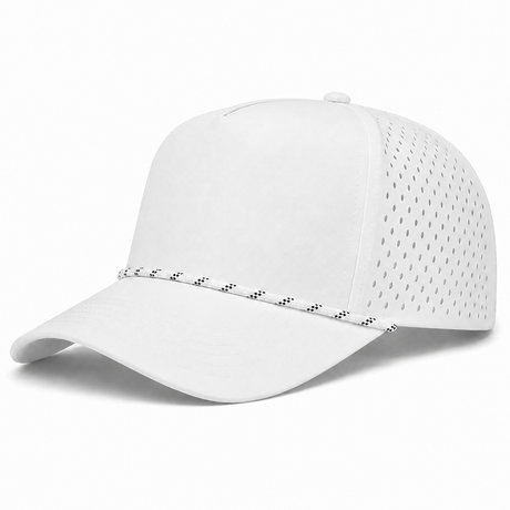 Joe's USA - CATCH FLOW - 5 Panel Perforated Rope Golf Hat
