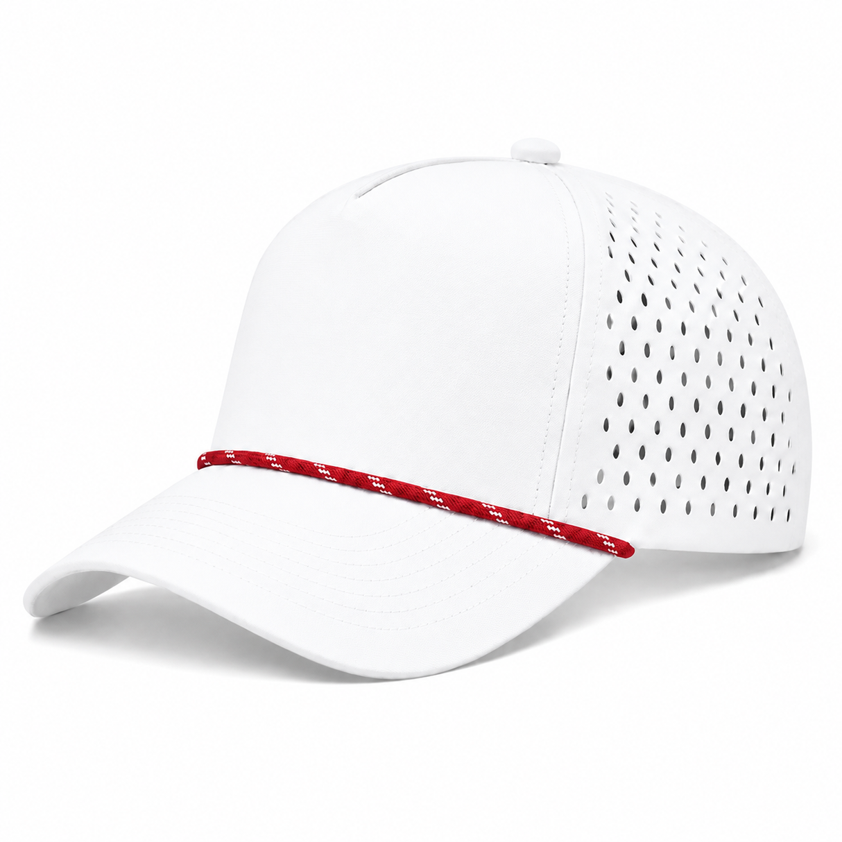 Joe's USA - CATCH FLOW - 5 Panel Perforated Rope Golf Hat