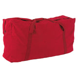 Champion Sports ZIPPERED CANVAS DUFFEL BAG, BLACK 34"L X 12"W X 15"H