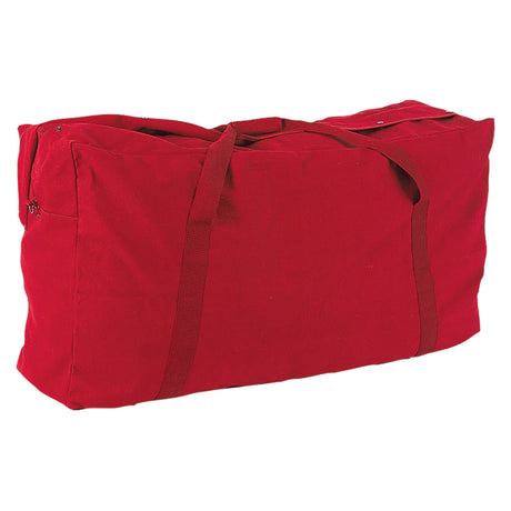 Champion Sports ZIPPERED CANVAS DUFFEL BAG, BLACK 34"L X 12"W X 15"H