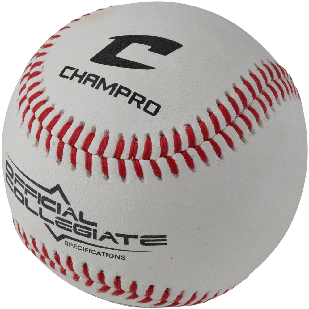 Champro Collegiate Spec Baseball - Full Grain Leather Cover - Flat Seam | Champro CBB-501