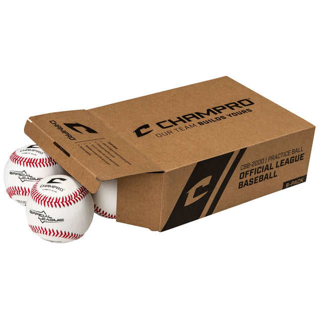 Champro CBB-200D 6pk Brown Box | Champro CBB200D6 Champro Standard Standard