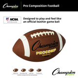 Champion Sports PRO COMPOSITION FOOTBALL OFFICIAL