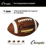Champion Sports PRO COMPOSITION FOOTBALL OFFICIAL