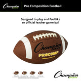 Champion Sports PRO COMPOSITION FOOTBALL OFFICIAL